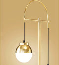 Modern Brass Arch Floor Lamp - Close-up Detail
