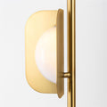 Modern Brass Blade Floor Lamp - Detail View
