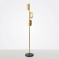 Modern Brass Blade Floor Lamp - Lifestyle Setting