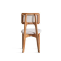 Modern Cane Back Dining Chair - Side View