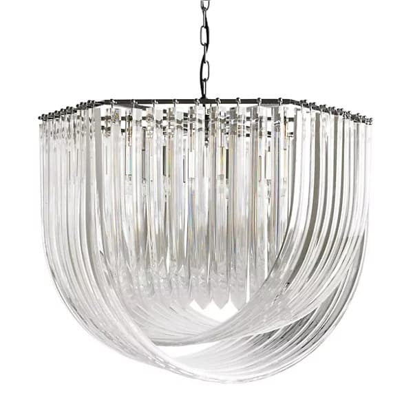 Modern Clustered Acrylic Bubble Chandelier