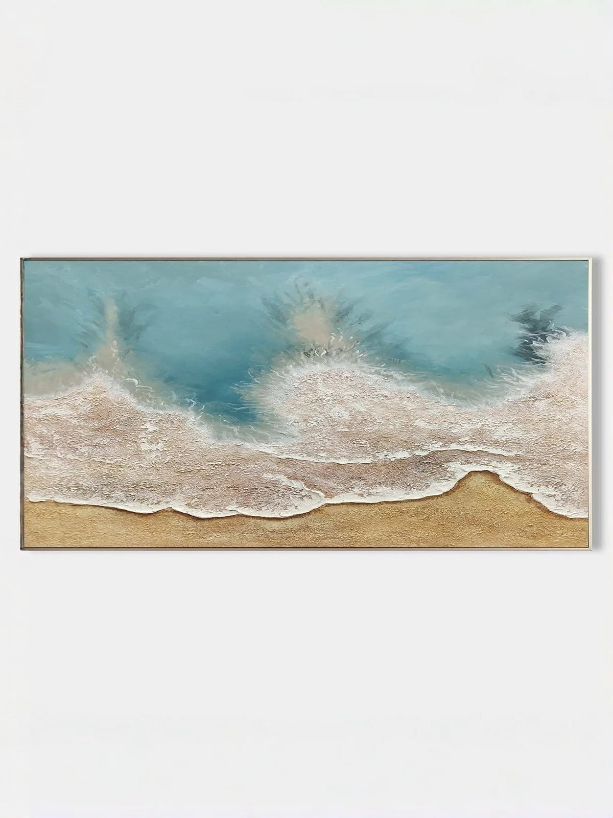 Modern Coastal Ocean Wave Wall Art