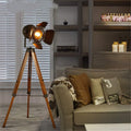 Modern Cone Floor Lamp - Side View