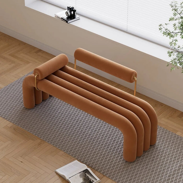 Modern Cream Style Light Luxury Bench - Main View