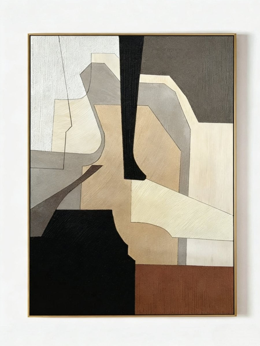 Modern Geometric Abstract Canvas Art