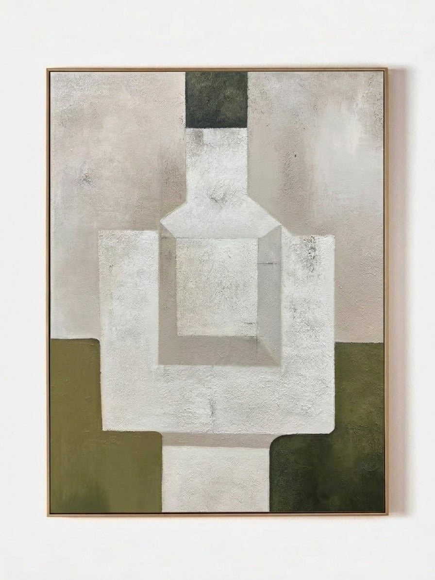 Modern Geometric Abstract Canvas Wall Art