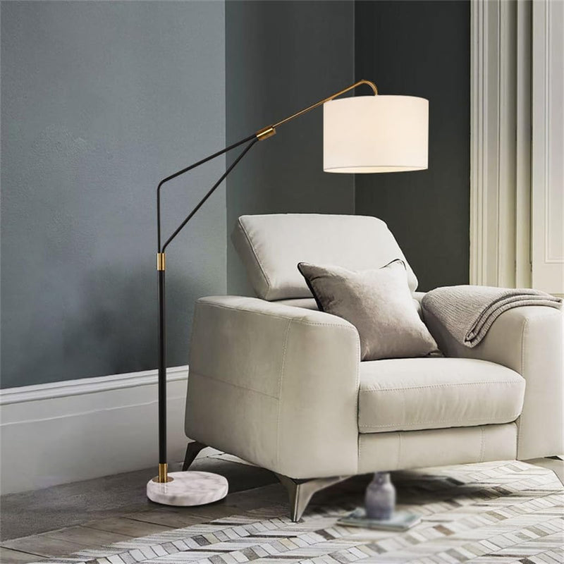 Modern Geometric Arc Floor Lamp - Main View
