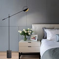 Modern Globe Split Shade Floor Lamp - Lifestyle Setting
