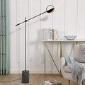 Modern Globe Split Shade Floor Lamp - Main View