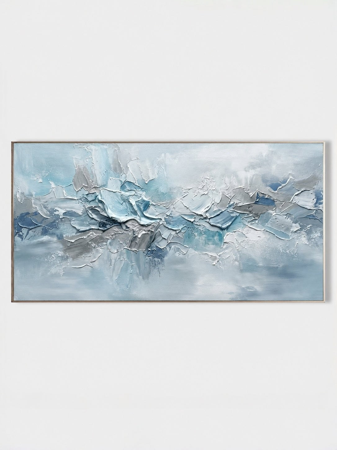 Modern Large Abstract Ocean Texture Wall Art