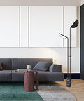 Modern Leaf Blade Floor Lamp - Detail View