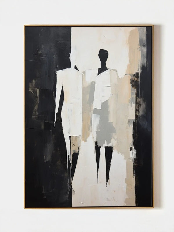Modern Minimalist Linear Abstract Canvas Wall Art