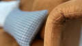 Modern mocha channel-tufted sectional sofa full modular configuration view