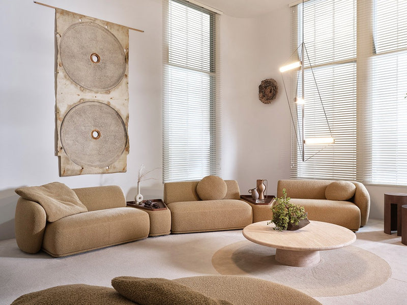 Modern Modular Bouclé Sofa – Customizable Sectional Couch in Multiple Sizes