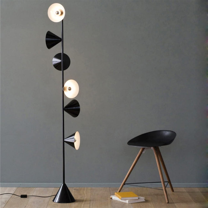 Modern Multi-Cone Floor Lamp - Main View