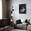 Modern Multi-Cone Floor Lamp - Side View
