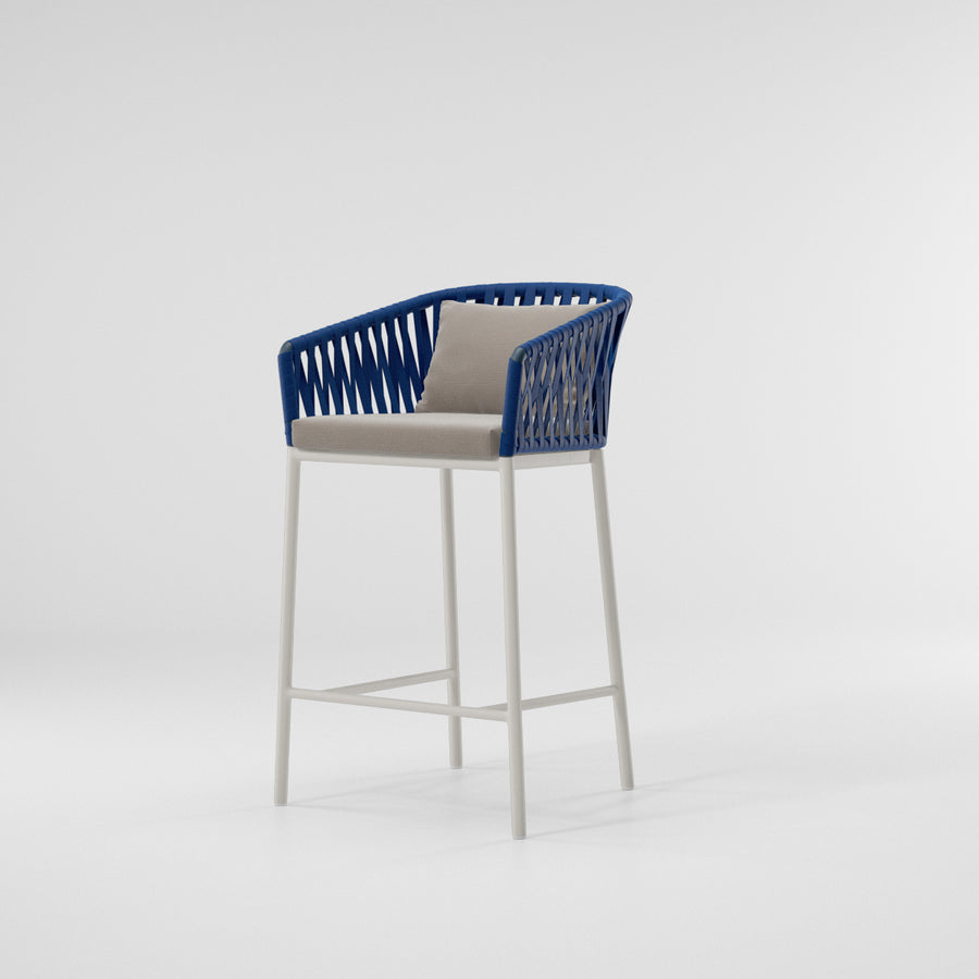 Modern Outdoor Aluminum Bar Stool - Main View
