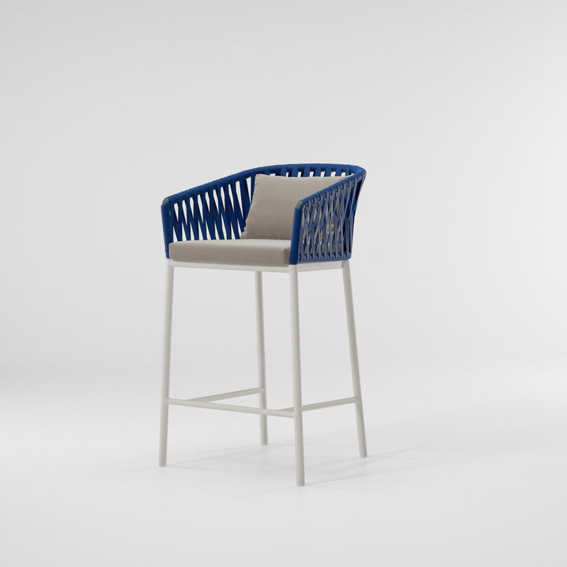 Modern Outdoor Aluminum Bar Stool - Main View