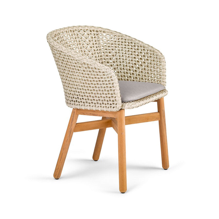 Modern Outdoor Aluminum Dining Chair - Main View