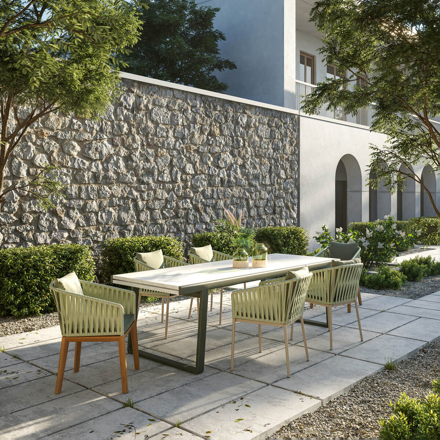 Modern Outdoor Dining Chair - Alternate Angle