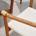 Modern Outdoor Dining Set - Close-up Detail