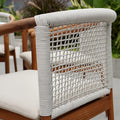 Modern Outdoor Dining Set - Detail View