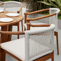 Modern Outdoor Dining Set - Lifestyle Setting