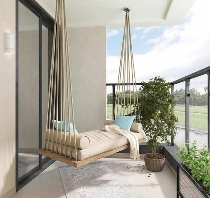 Modern Outdoor Hanging Daybed - Main View