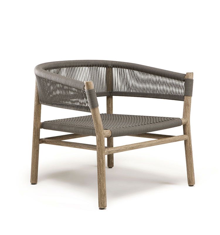 Modern Outdoor Teak Dining Chair - Main View