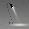 Modern Sculptural Tripod Floor Lamp - Detail View