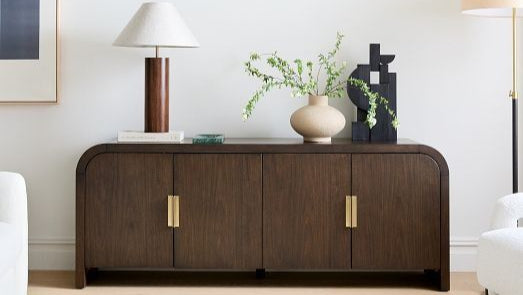 Modern Sideboard – Sculptural Storage - Solid Wood
