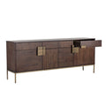 Modern solid wood Sideboard - Detail View