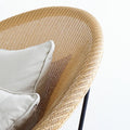 Modern Synthetic Rope & Aluminum Patio Conversation Set - Close-up Detail