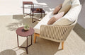 Modern Teak & Olefin Rope Outdoor Lounge Set - Alternate Angle