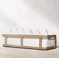Modern Teak Outdoor Sofa Set - Lifestyle Setting