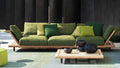Modern Teak Outdoor Sofa Set - Room Setting