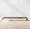 Modern Teak Sun Lounger - View 9