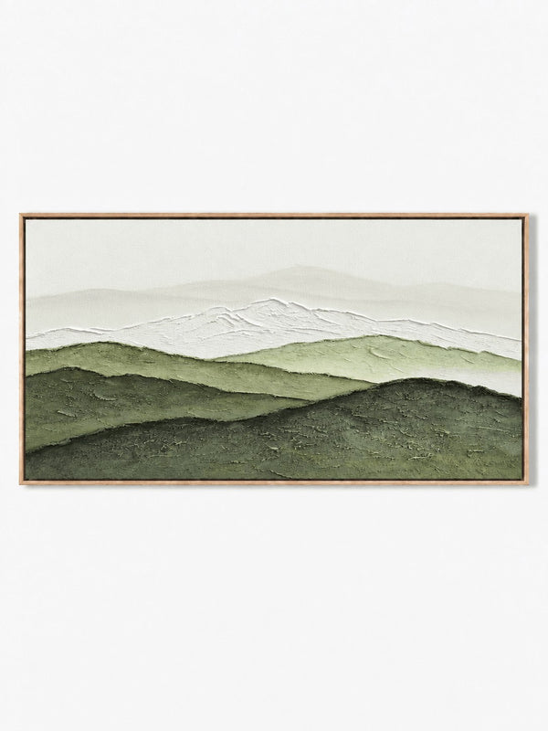Modern Textured Mountain Landscape Wall Art