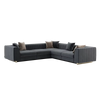velvet sectional sofa