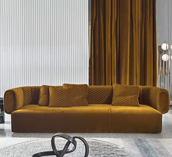 modern sofa velvet