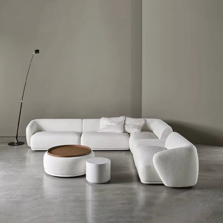 modular boucle sofa