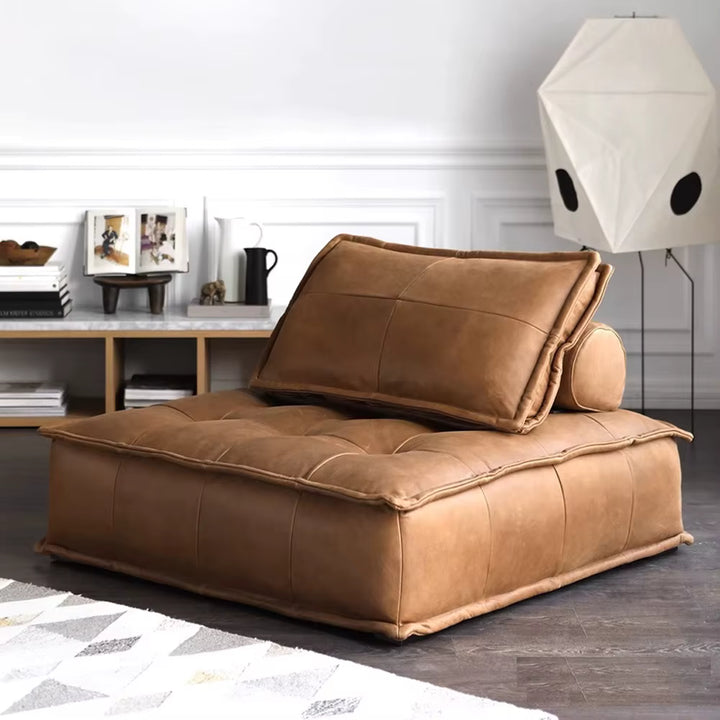 modular leather sectional sofa