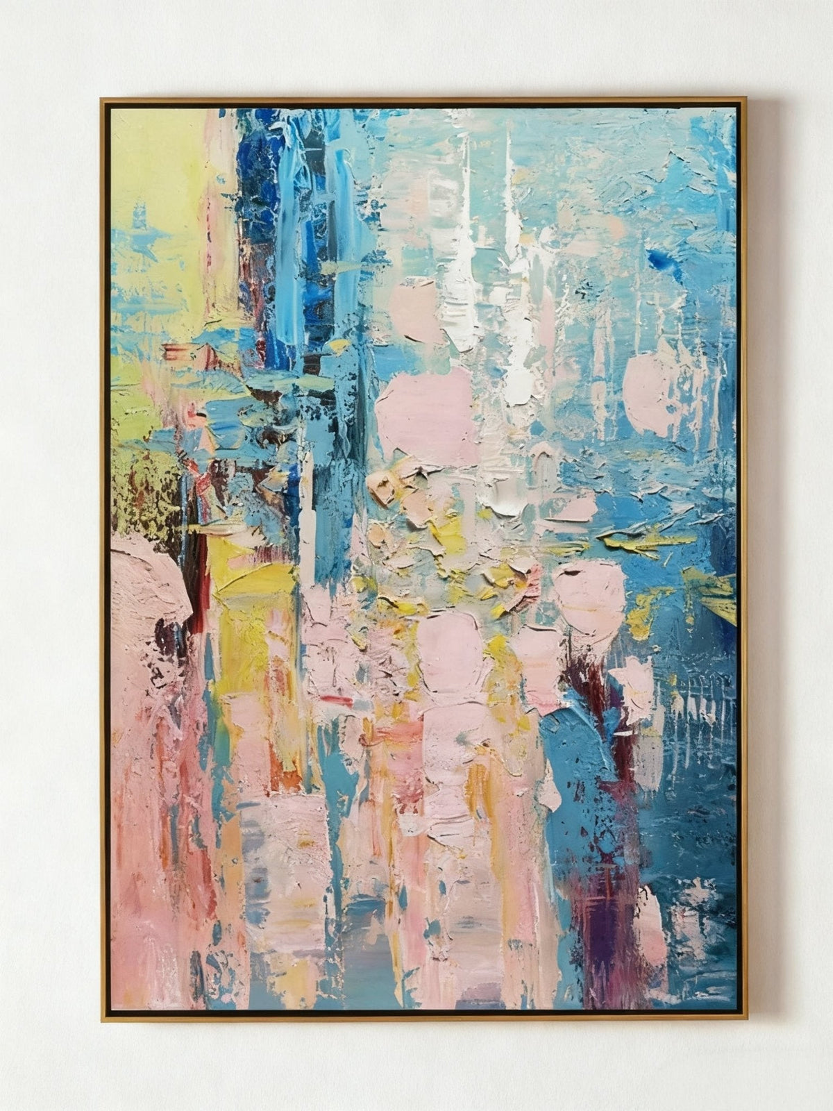 Multicolor Colorful Painting Vertical
