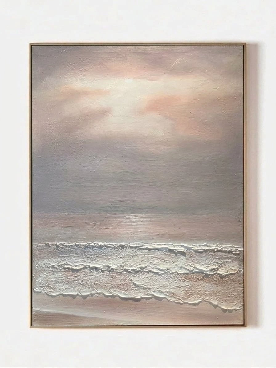 Muted Seascape 3D Textured Wall Art
