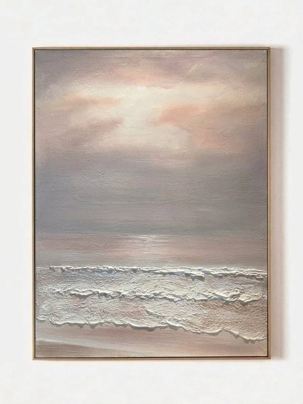Muted Seascape 3D Textured Wall Art