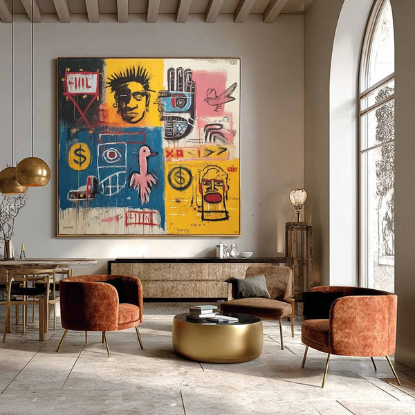 Neo Pop Graffiti Grid