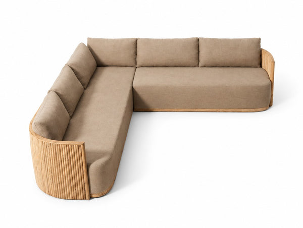 The Noli Sectional on a white studio background