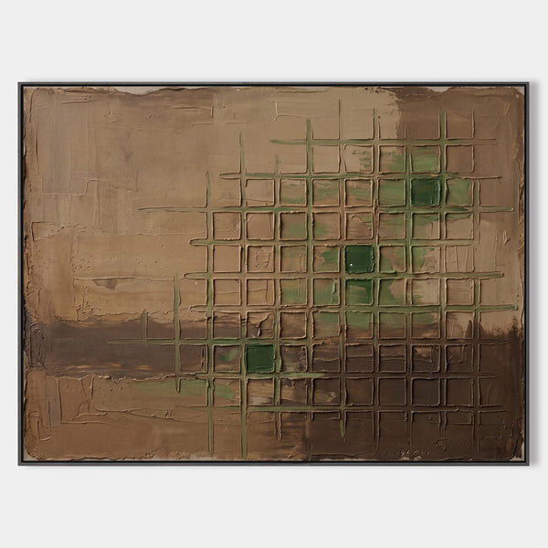 Olive Grid on Earthen Ground