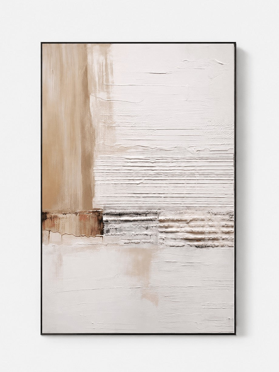 Organic Modern Textured Neutral Abstract Wall Art