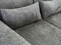 Otto L-shaped grey modular sectional sofa full layout configuration